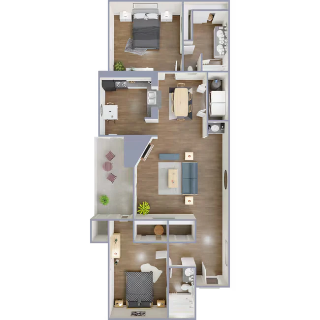B3 U 301 floor plan